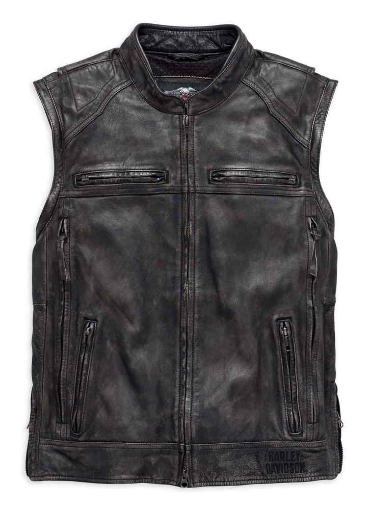 Harley-Davidson® Mens Dauntless Convertible Leather Jacket