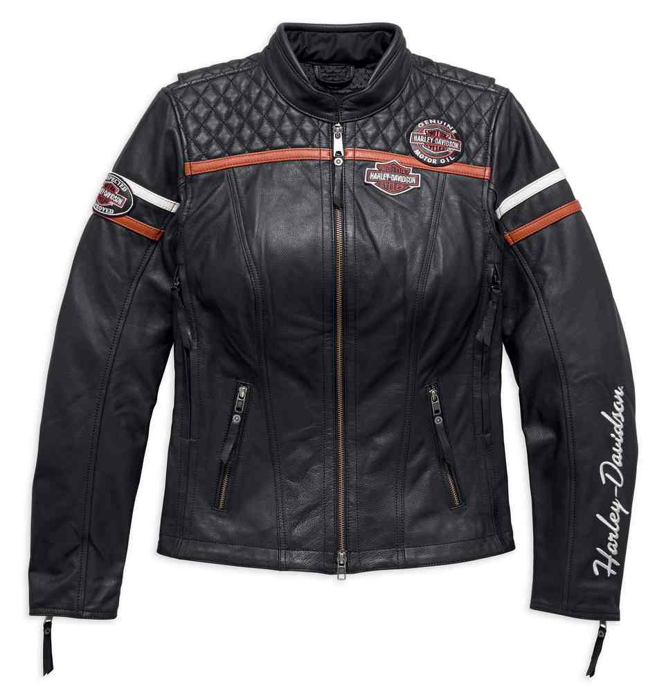 Harley-Davidson® Women's Miss Enthusiast Triple Vent Leather