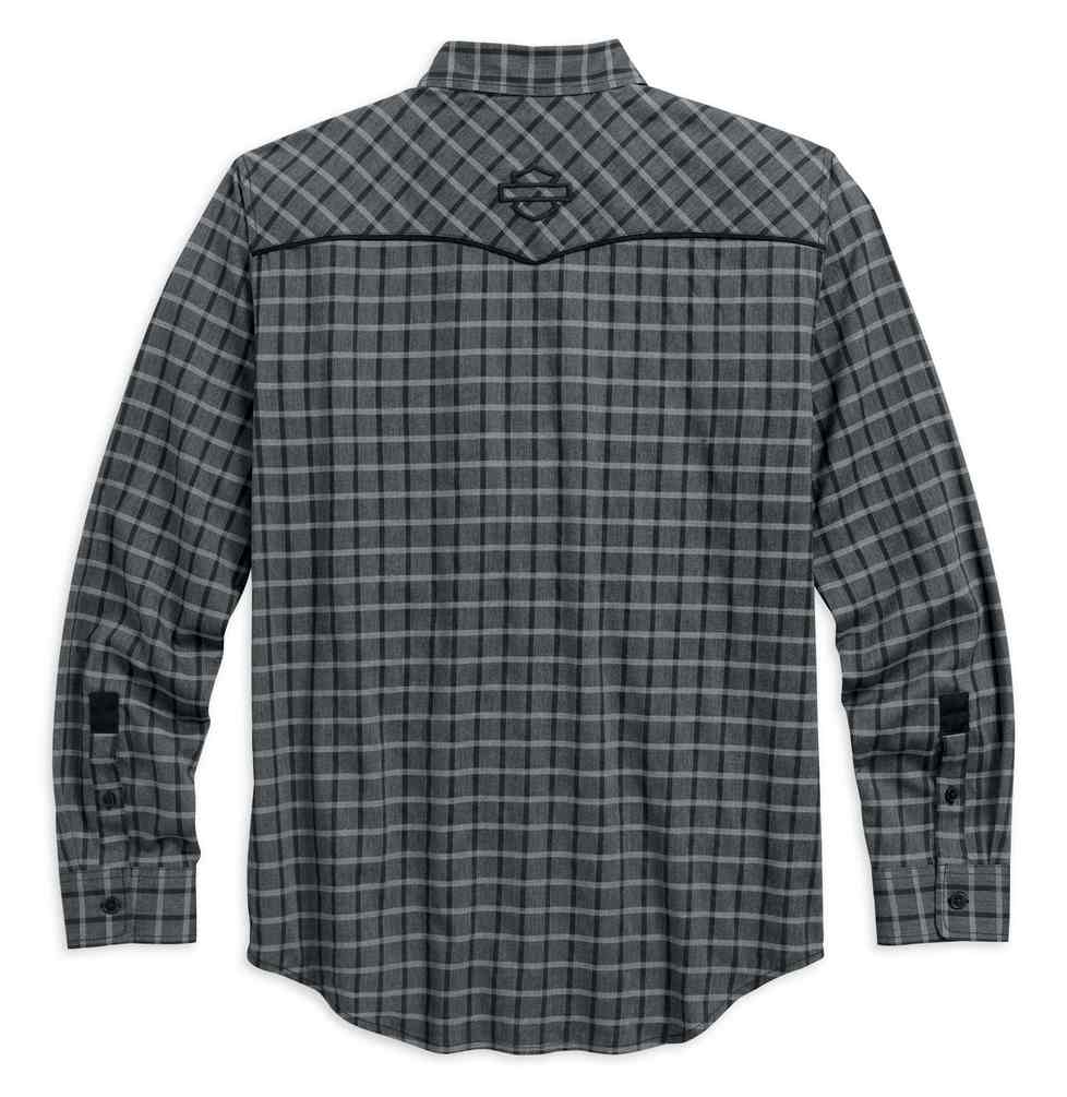 Harley-Davidson Free Shipping - Harley-Davidson Men's Modified Yoke Plaid Long Sleeve Woven Shirt 96501-17VM - Free Shipping on many products plus Orders Over $99