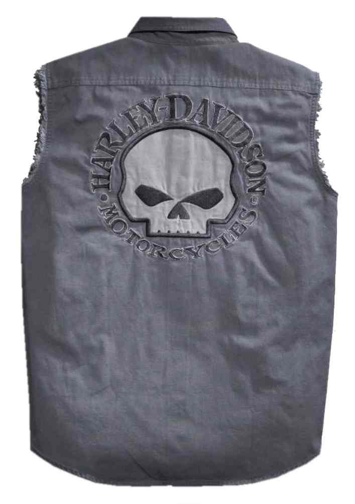 Harley-Davidson Free Shipping - Harley-Davidson Men's Willie G Skull Sleeveless Blowout Shirt, Gray 99029-17VM - Free Shipping on many products plus Orders Over $99