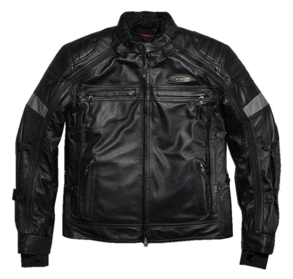 Harley-Davidson Men's FXRG Switchback Leather Jacket, Black 98095-15VM - Wisconsin Harley-Davidson