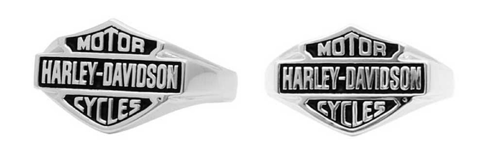 Harley-Davidson Mens Sculpted Classic Bar & Shield Ring, Sterling Silver HDR0436 - Wisconsin Harley-Davidson