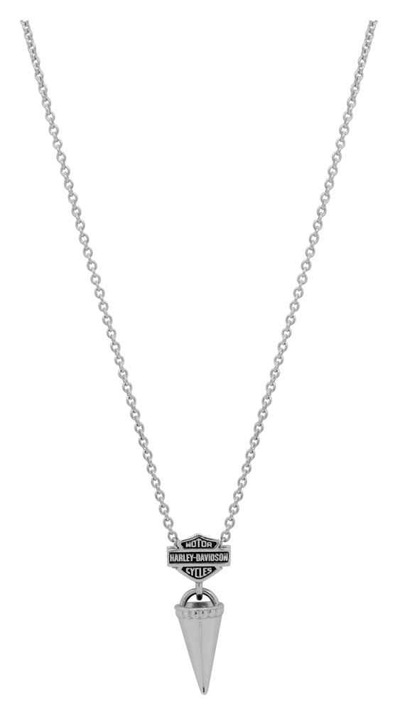 Harley-Davidson Women's Reversible Bling Bar & Shield Spike Necklace HDN0368-18 - Wisconsin Harley-Davidson