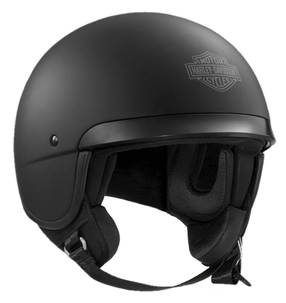 HARLEY-DAVIDSON ジェットヘルメット ブラック Harley-Davidson® Men's B&S Hightail B09 5/8 Helmet, Matte Black
