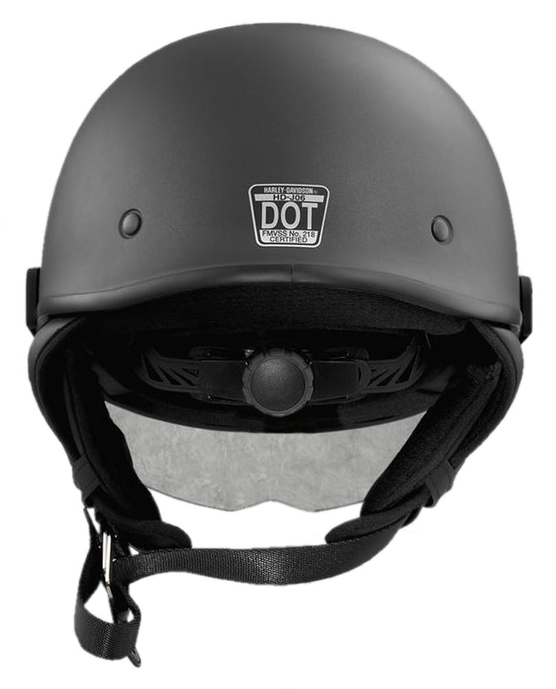 Harley-Davidson Men's Roam Adjustable Fit Low Profile J06 Half Helmet 98188-17VX - No Hassle Returns at Wisconsin Harley