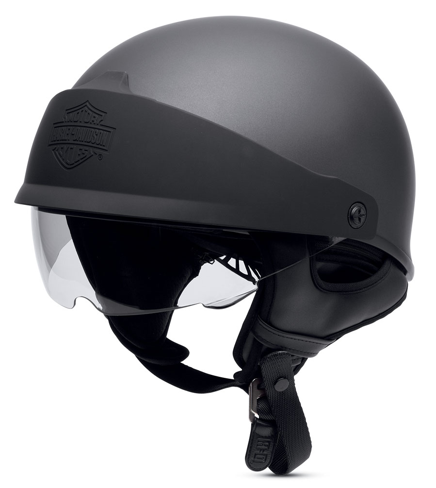 Harley-Davidson Men's Roam Adjustable Fit Low Profile J06 Half Helmet 98188-17VX - Wisconsin Harley-Davidson