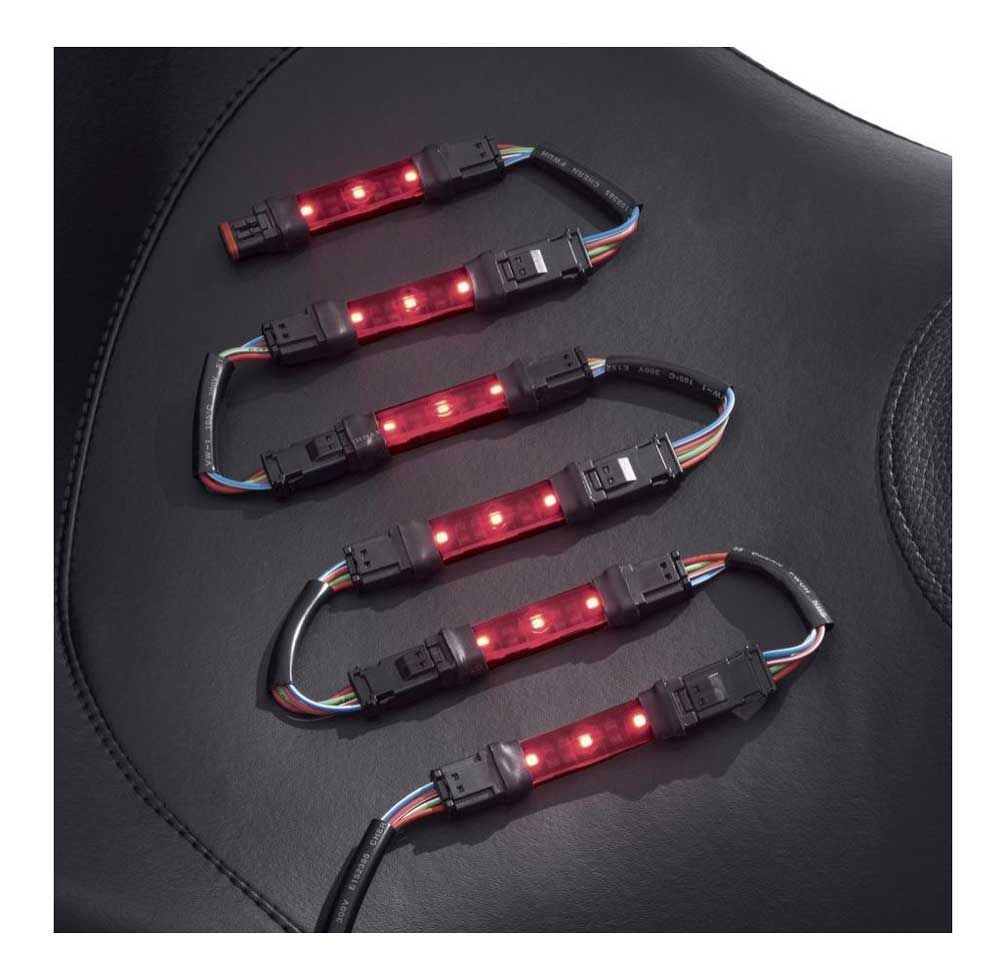 Harley-Davidson Spectra Glo LED Light Flexible Pod 6-Lamp Starter Kit 68000213 - Largest Selection of Harley-Davidson Products