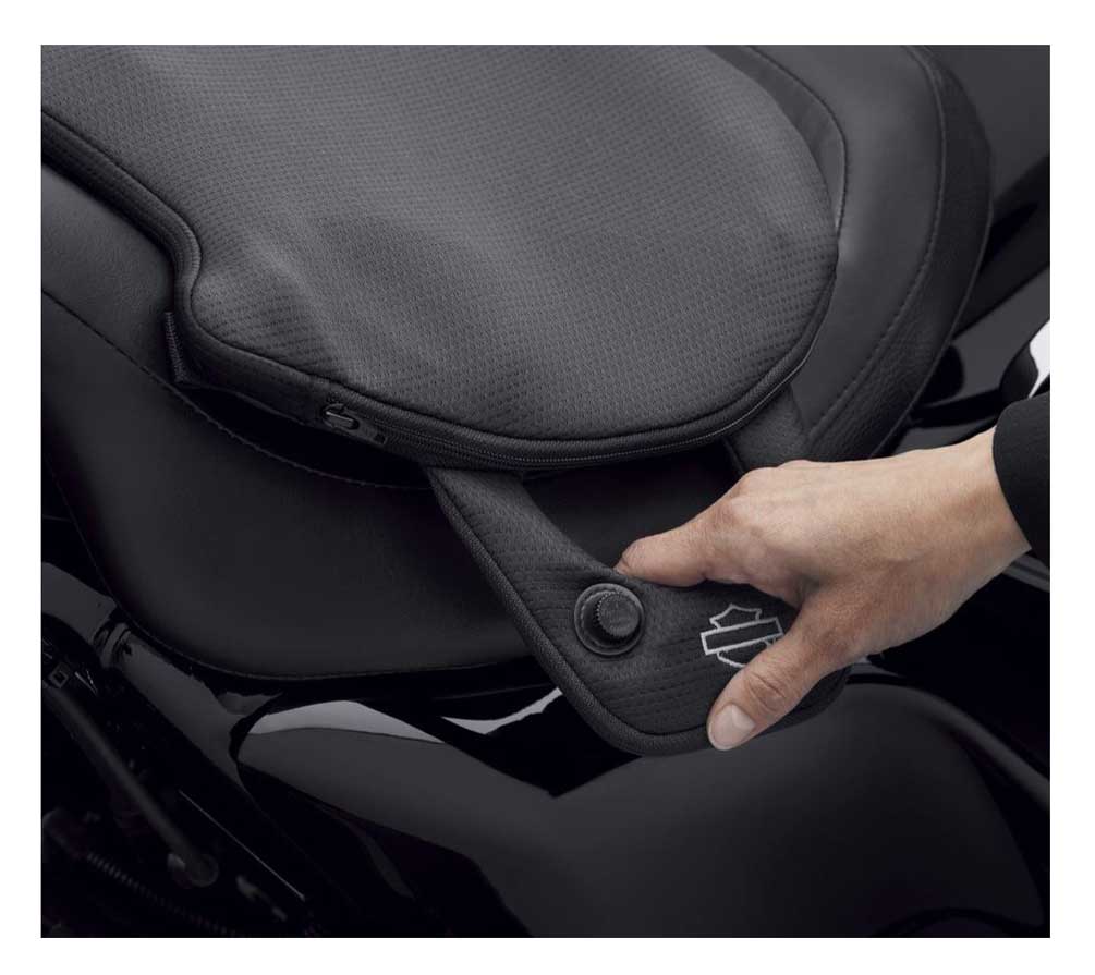 Harley-Davidson® Road Zeppelin Seat Rider Pad, Pad Width 14 inch