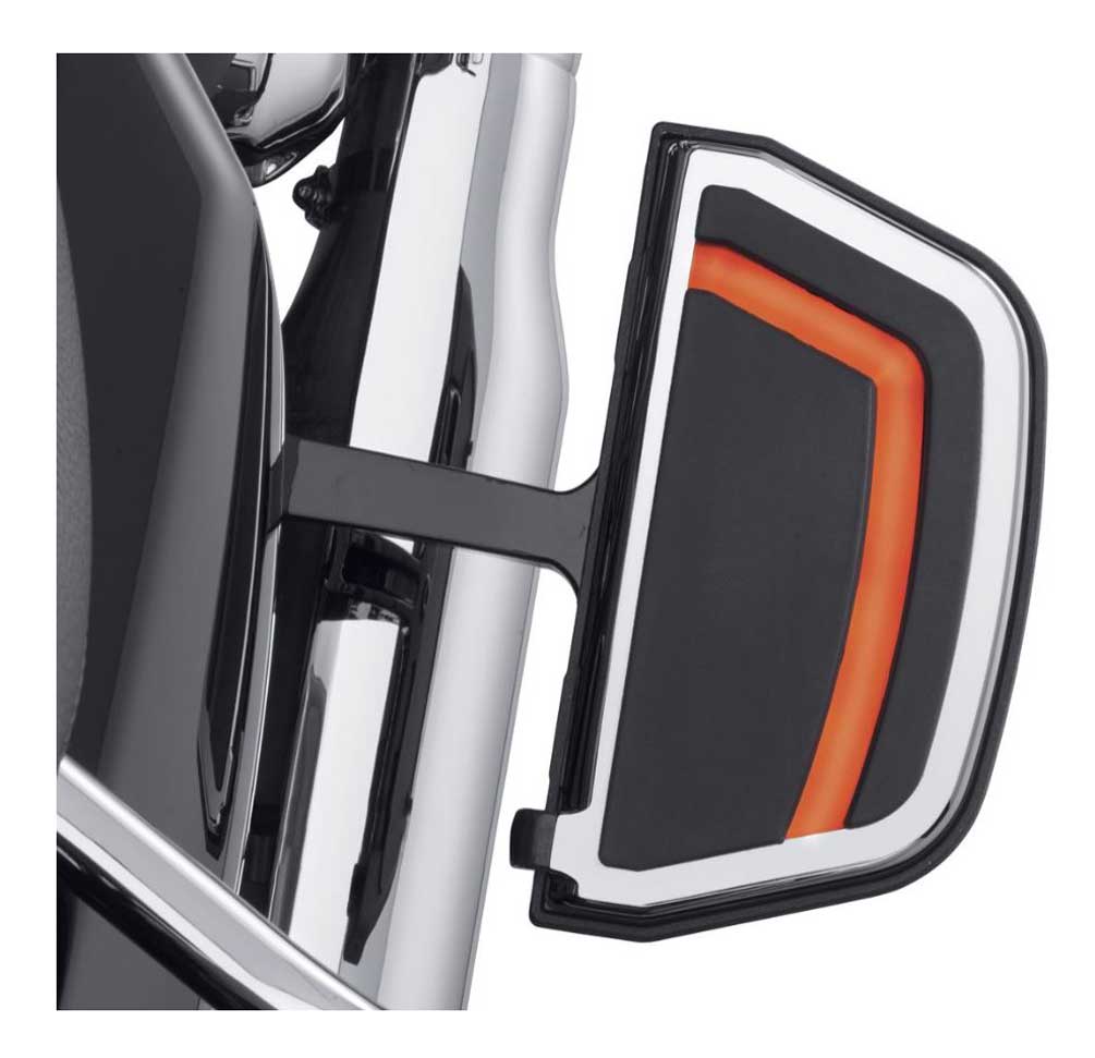 Harley-Davidson Spectra Glo Passenger Footboard Inserts, Left & Right 50500495 - Wisconsin Harley-Davidson