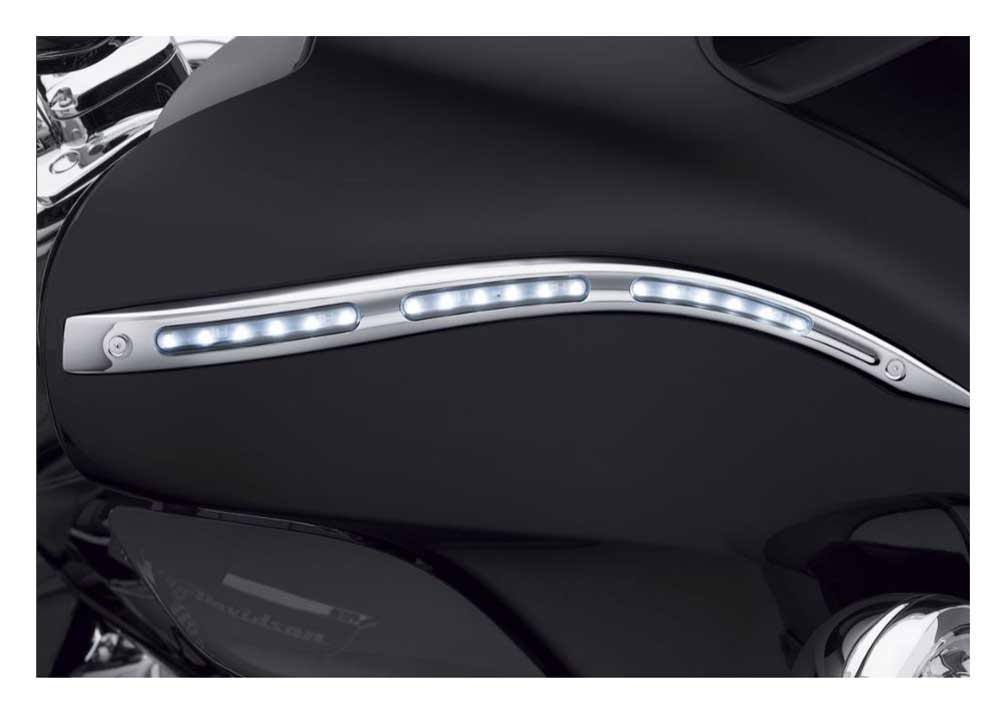 Harley-Davidson Electra Glo Illuminated Fairing Accent Trim, Chrome 68000190 - Wisconsin Harley-Davidson
