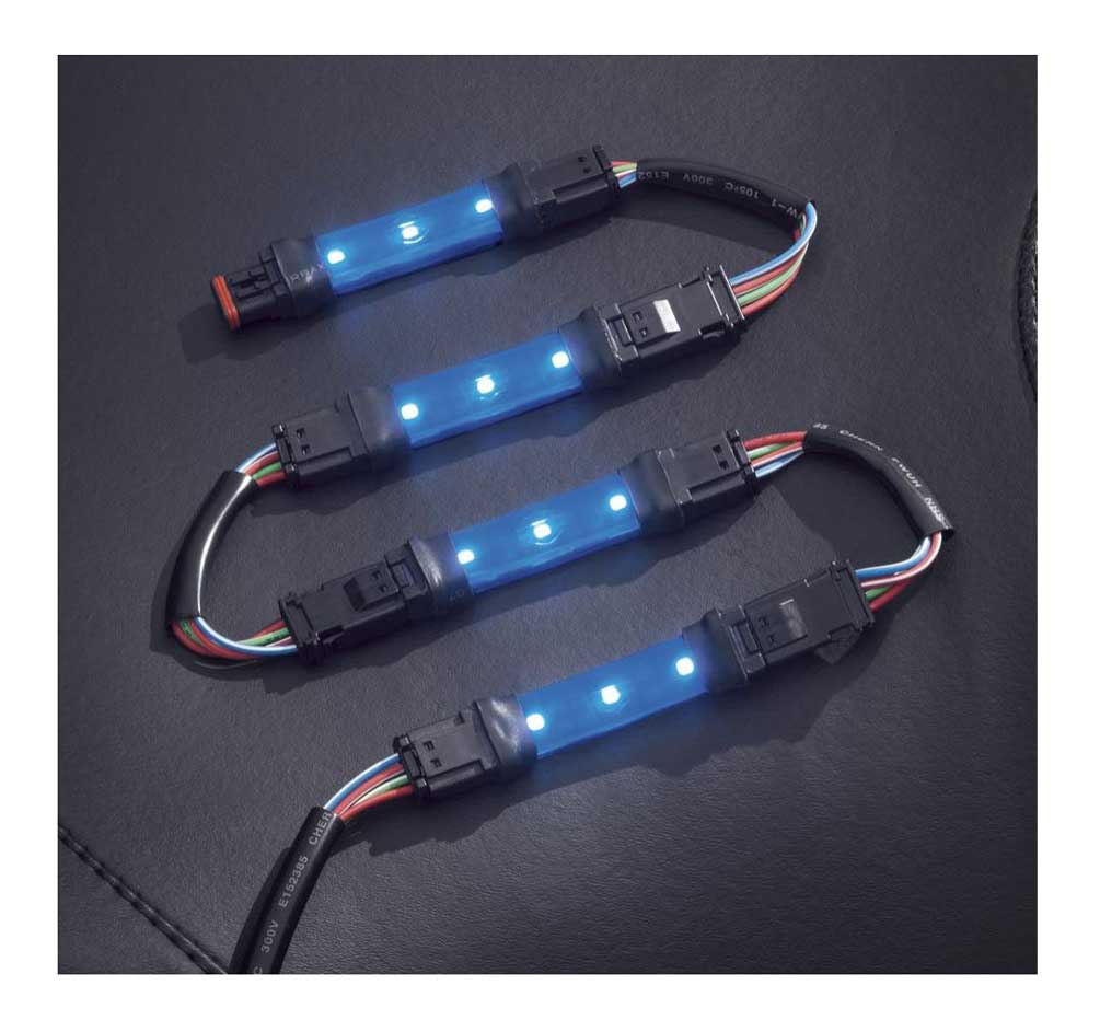 Harley-Davidson Free Shipping - Harley-Davidson Spectra Glo LED Light Flexible Pod 4-Lamp Expansion Kit 68000214 - Free Shipping on many products plus Orders Over $99