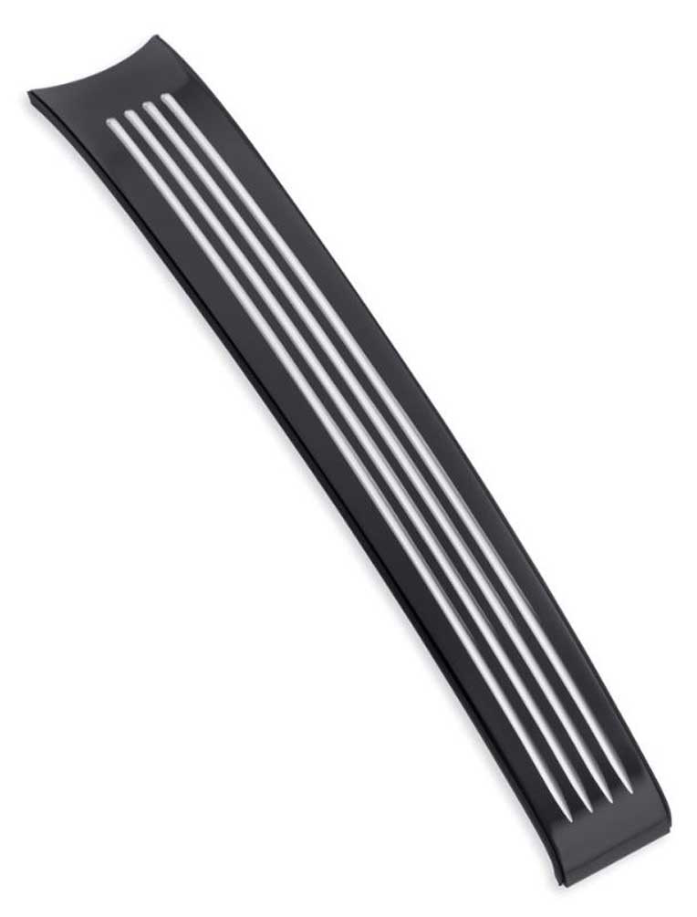 Harley-Davidson® Fuel Tank Trim, Gloss Black Machined, Fits XG