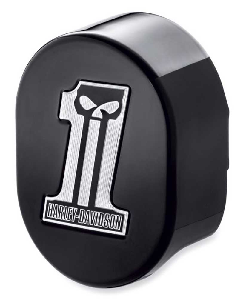 Harley-Davidson® Dark Custom Logo Horn Cover, Fits '93-Later