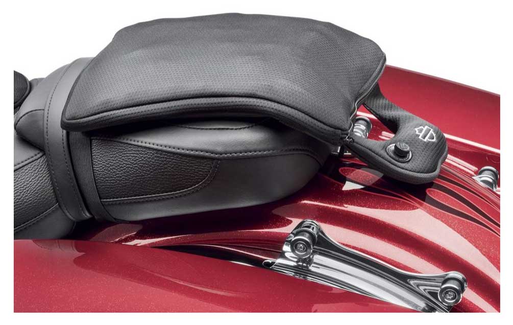 Harley-Davidson Road Zeppelin Seat Passenger Pad, 12 x 9 inches, Black 52400162 - Largest Selection of Harley-Davidson Products