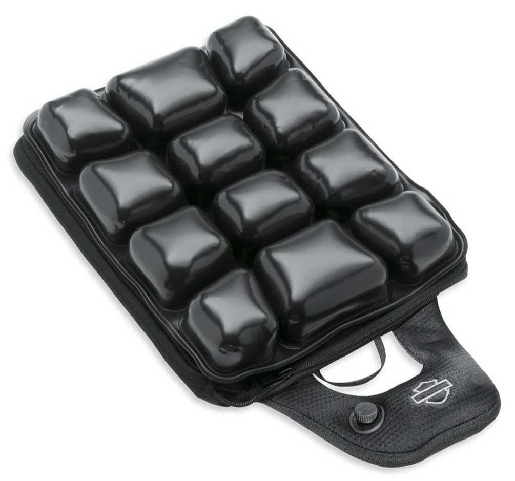 Harley-Davidson Road Zeppelin Seat Passenger Pad, 12 x 9 inches, Black 52400162 - No Hassle Returns at Wisconsin Harley