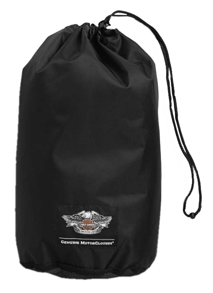 Harley-Davidson® Men's Waterproof & Breathable Rain Jacket, Black