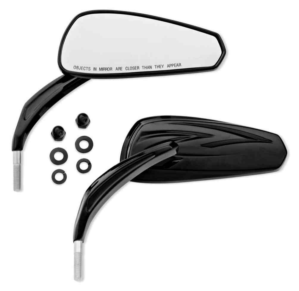 Harley-Davidson Tribal Mirrors, Fits '15-later XG Models, Gloss Black 92398-09 - Wisconsin Harley-Davidson