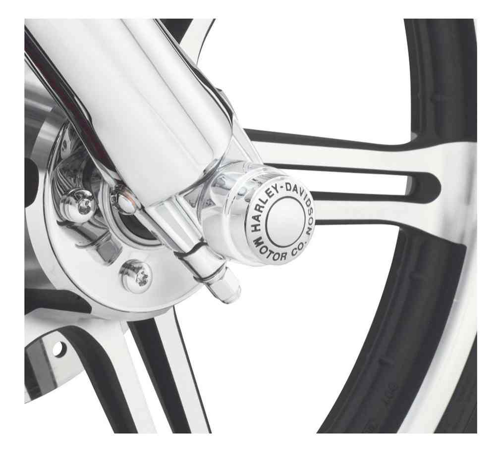 Harley-Davidson Free Shipping - Harley-Davidson Motor Co. Front Axle Nut Covers, Chrome Finish 44148-07A - Free Shipping on many products plus Orders Over $99