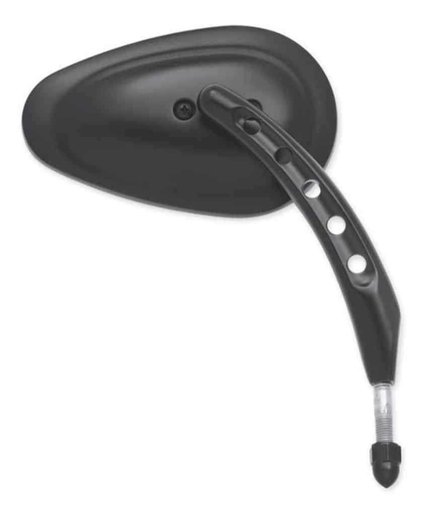 Harley-Davidson Buckshot Mirrors, Multi-Fit Item, Satin Black 92416-08 - Wisconsin Harley-Davidson
