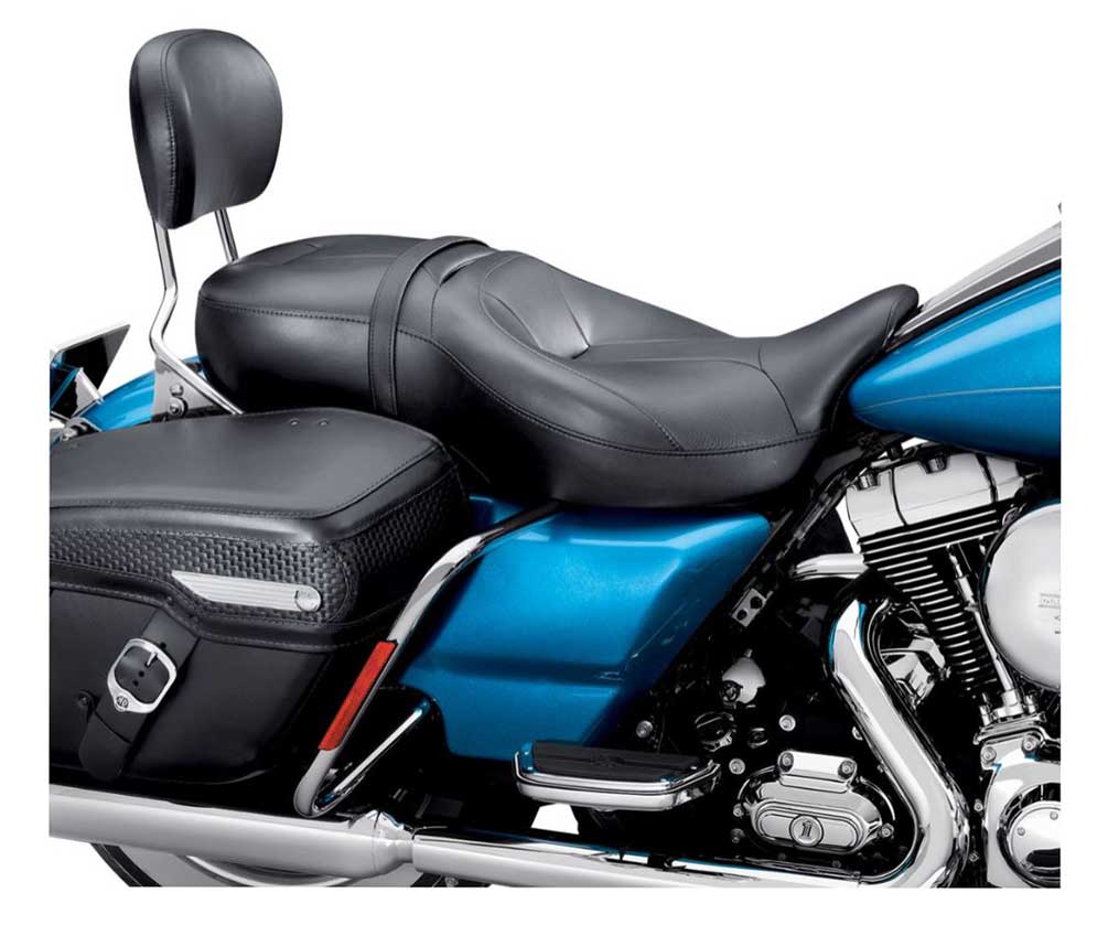 Harley-Davidson Hammock Rider & Passenger Touring Seat, Fits '09-'13 52000003A - Wisconsin Harley-Davidson