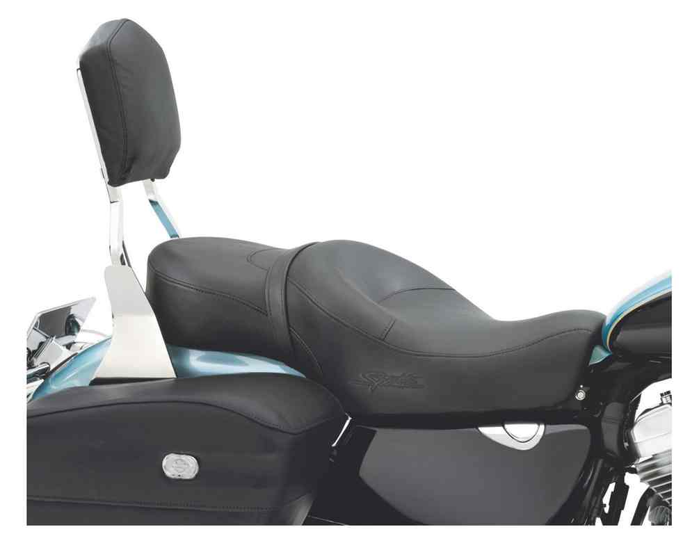 Harley-Davidson Sundowner Seat, Fits '07-'09 XL Models 2.2/3.3 Gal Tank 51736-07 - Wisconsin Harley-Davidson