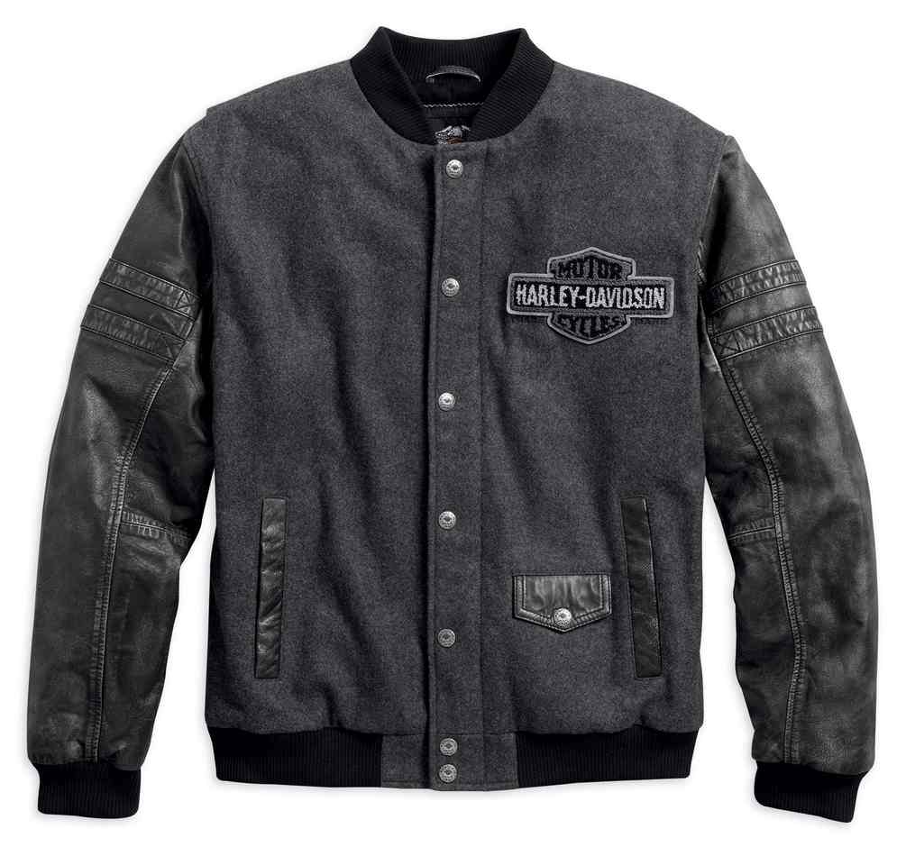 Harley-Davidson® Men's Rowan Casual Colorblocked Varsity Jacket