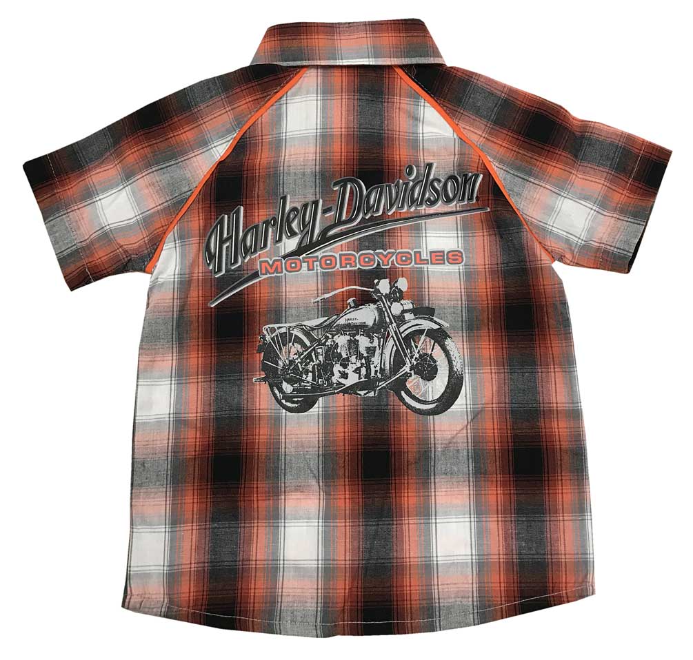 Harley-Davidson Free Shipping - Harley-Davidson Little Boys' Plaid Shirt & Denim Pant Toddler 2Piece Set 2071757 - Free Shipping on many products plus Orders Over $99