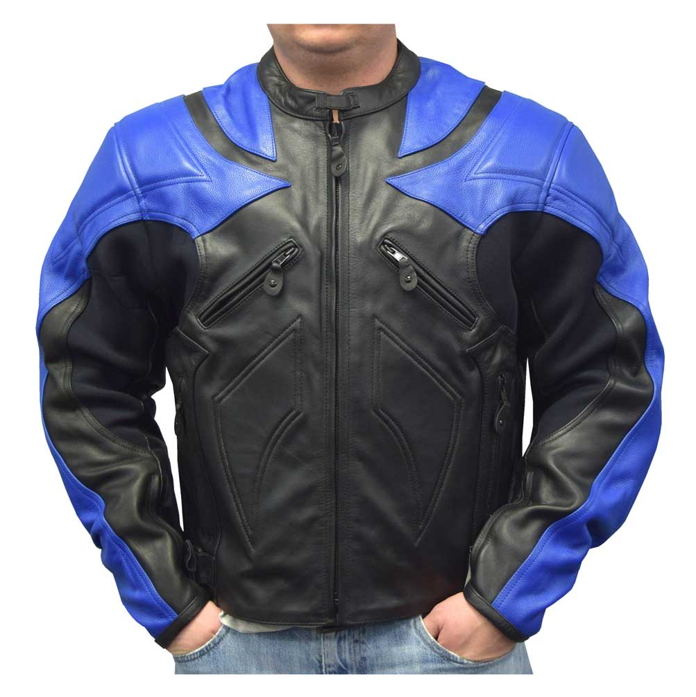 Redline Men's Racing Body Armor Jacket, Naked Buffalo Hide Leather M-YBR - Wisconsin Harley-Davidson