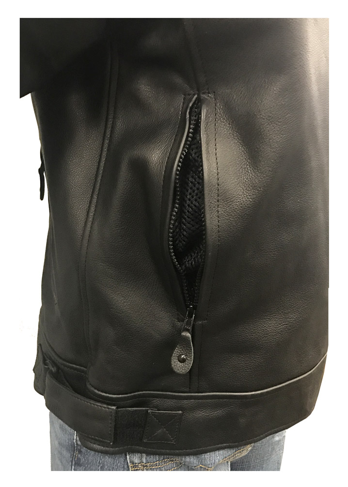 Redline Men's Racing Armor Premium Jacket, Two-Tone Leather M-RBR (Silver, M) - Largest Selection of Harley-Davidson Products