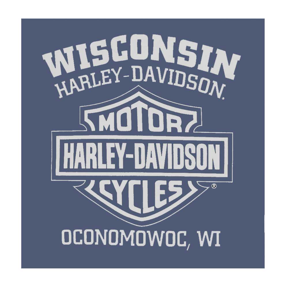 Harley-Davidson Free Shipping - Harley-Davidson Men's Vintage Classic Brand Short Sleeve T-Shirt, Indigo Blue - Free Shipping on many products plus Orders Over $99