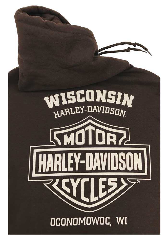 Harley-Davidson Free Shipping - Harley-Davidson Men's Distressed Dark Force Pullover Sweatshirt, Dark Chocolate - Free Shipping on many products plus Orders Over $99