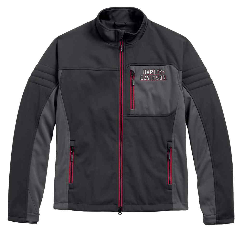 Harley-Davidson Men's Windproof Performance Soft Shell Jacket 97423-17VM - Wisconsin Harley-Davidson
