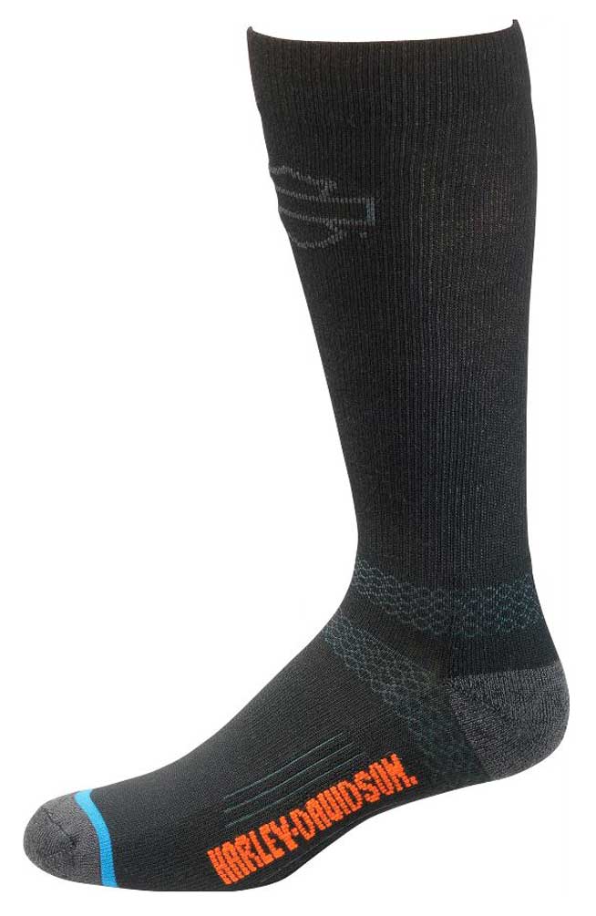 Harley-Davidson Wolverine Men's Comfort Cruiser Wicking Riding Socks D99203170 - Wisconsin Harley-Davidson