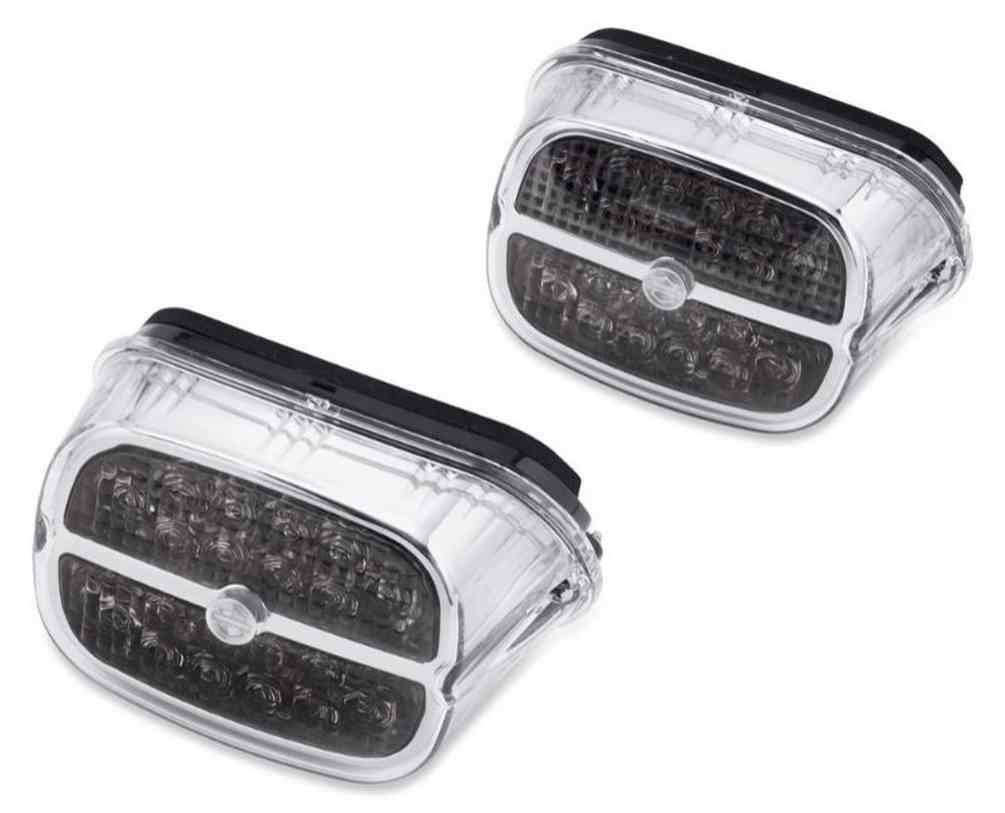 Harley-Davidson B&S LED Tail Lamp - Smoked Lens & Chrome Bezel 67800459 - Wisconsin Harley-Davidson