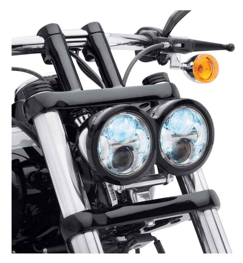 Harley ハーレー 純正 LEDヘッドライト ブラック 67700145A 67700145A】ハーレー純正 デーメーカー・LEDヘッドライト 5-3/4