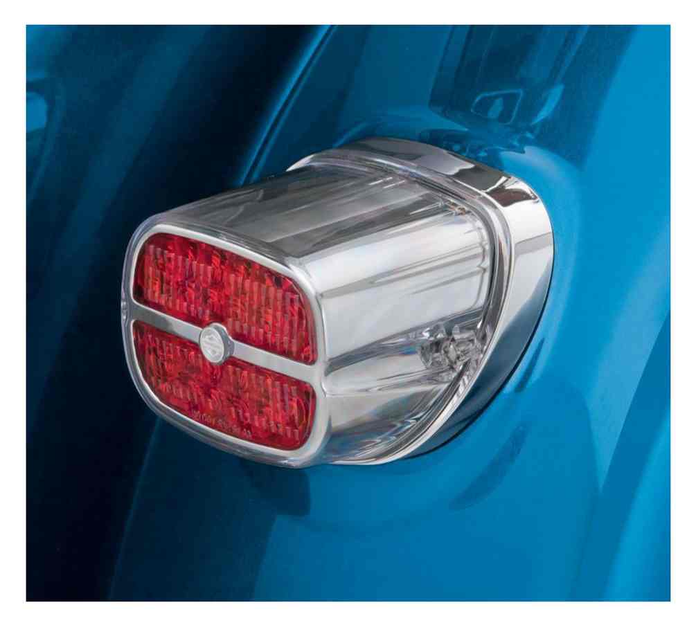 Harley-Davidson Free Shipping - Harley-Davidson Bar & Shield LED Tail Lamp - Red Lens & Chrome Bezel 67800133 - Free Shipping on many products plus Orders Over $99