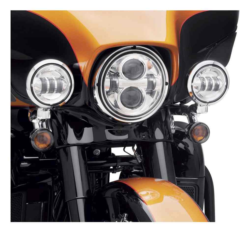 Harley-Davidson Free Shipping - Harley-Davidson 4 in Daymaker Projector LED Auxiliary Lamps, Chrome 68000172 - Free Shipping on many products plus Orders Over $99