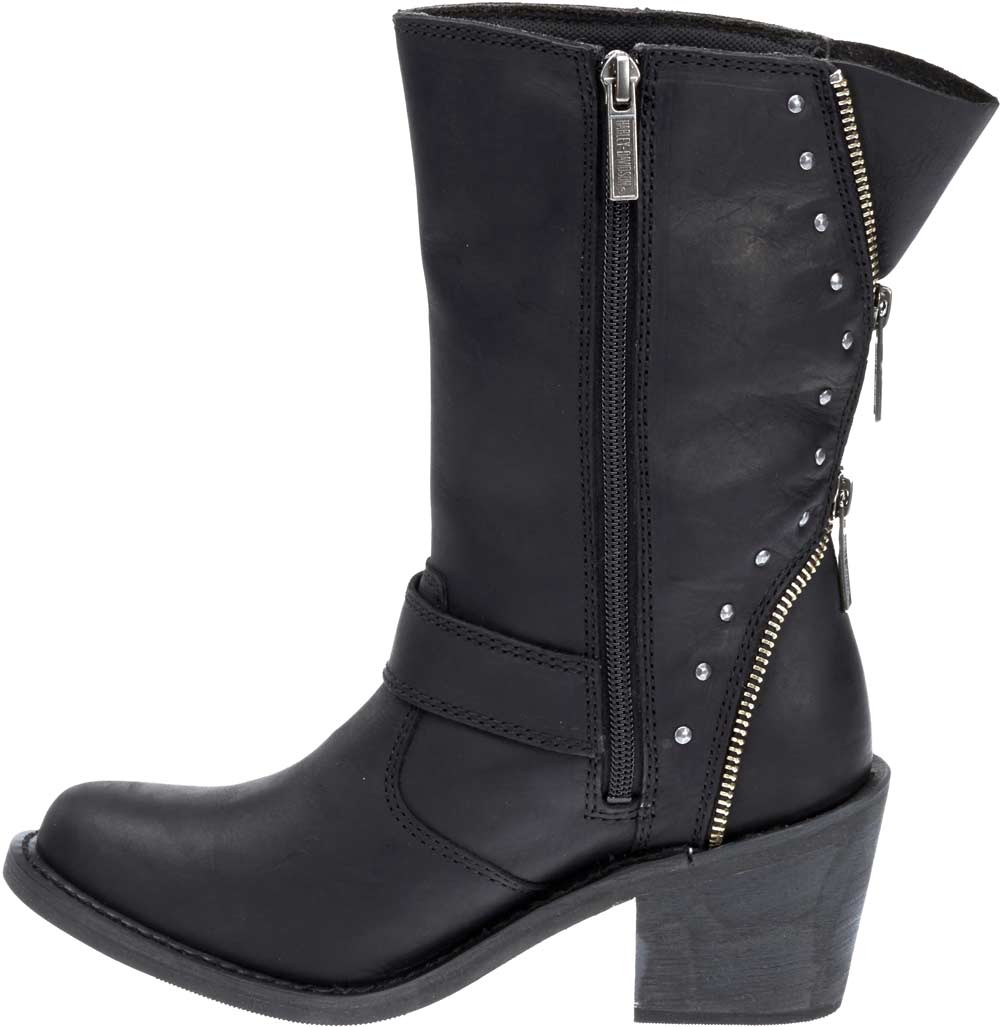 Harley-Davidson Free Shipping - Harley-Davidson Women's Rosanne 8-Inch Waterproof Black Motorcycle Boots D87127 - Free Shipping on many products plus Orders Over $99