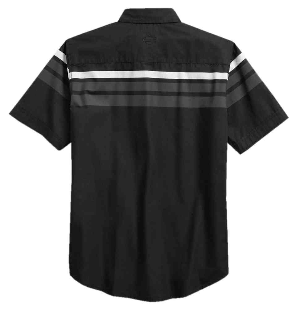 Harley-Davidson Free Shipping - Harley-Davidson Men's Printed Chest Stripe Short Sleeve Shirt, Black 96622-17VM - Free Shipping on many products plus Orders Over $99