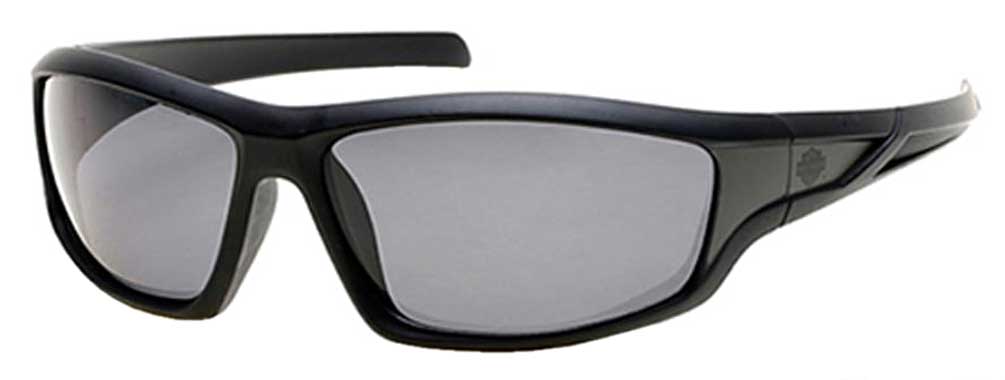 Harley-Davidson Men's Lifestyle B&S Sunglasses, Black Frame & Smoke Gray Lens - Wisconsin Harley-Davidson