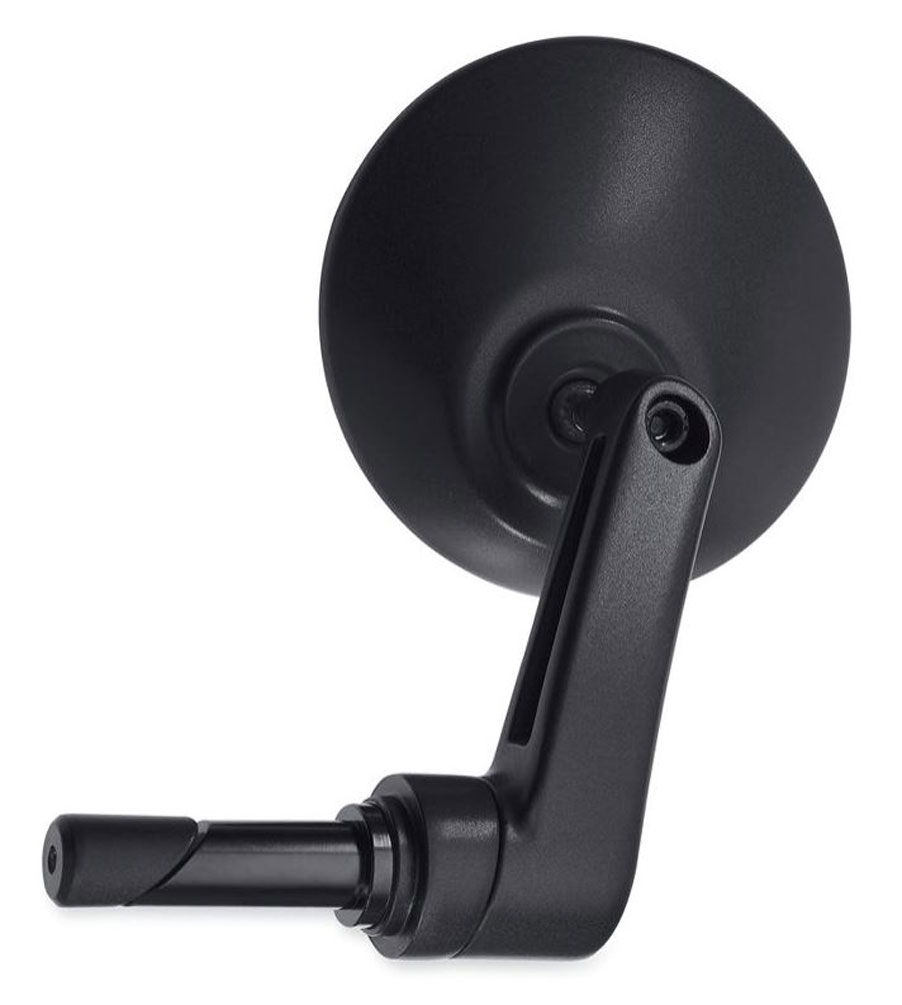 Harley-Davidson Free Shipping - Harley-Davidson Round Bar End Mirror - Left Hand Side, Satin Black 56000134 - Free Shipping on many products plus Orders Over $99