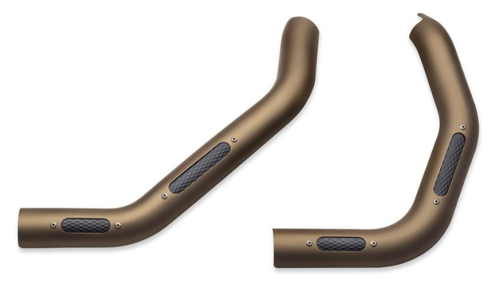 Harley-Davidson® Slotted Exhaust Bronze Shield Kit, '14-later XL