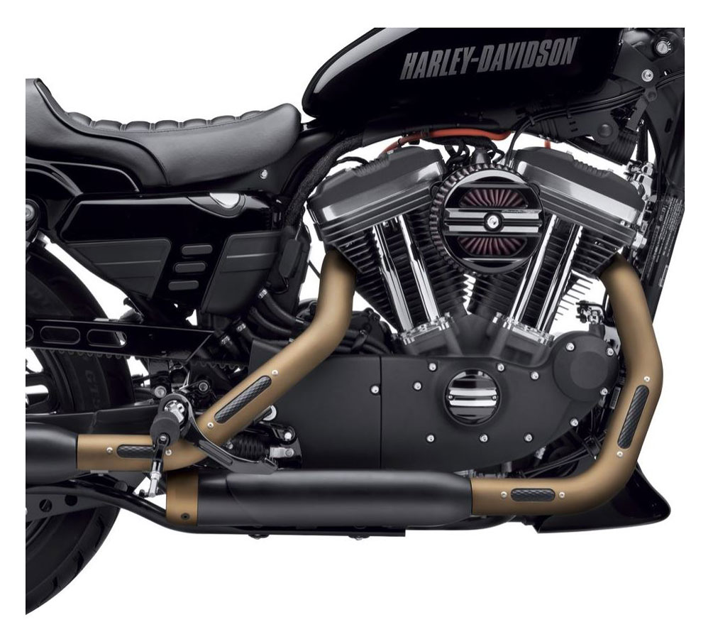 Harley-Davidson Free Shipping - Harley-Davidson Slotted Exhaust Bronze Shield Kit, '14-later XL Models 65400404 - Free Shipping on many products plus Orders Over $99