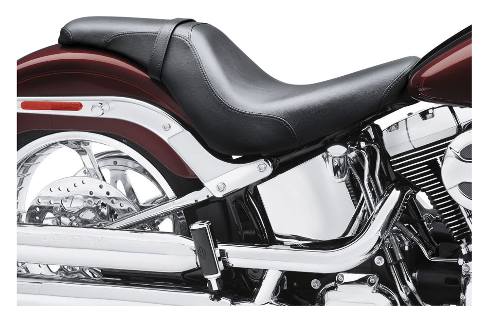 Harley-Davidson Badlander Motorcycle Seat, Fits Fat Boy Models 51397-06A - Wisconsin Harley-Davidson