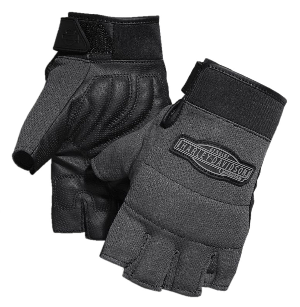 Harley-Davidson Free Shipping - Harley-Davidson Men's Verve Mesh Fingerless Gloves, Asphalt Gray 97393-17VM - Free Shipping on many products plus Orders Over $99