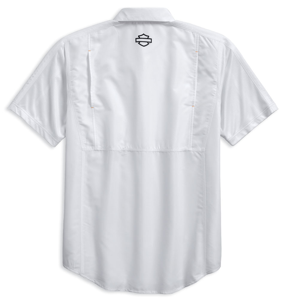 Harley-Davidson Free Shipping - Harley-Davidson Men's Performance Fast Dry Vented Shirt, White 96610-17VM - Free Shipping on many products plus Orders Over $99
