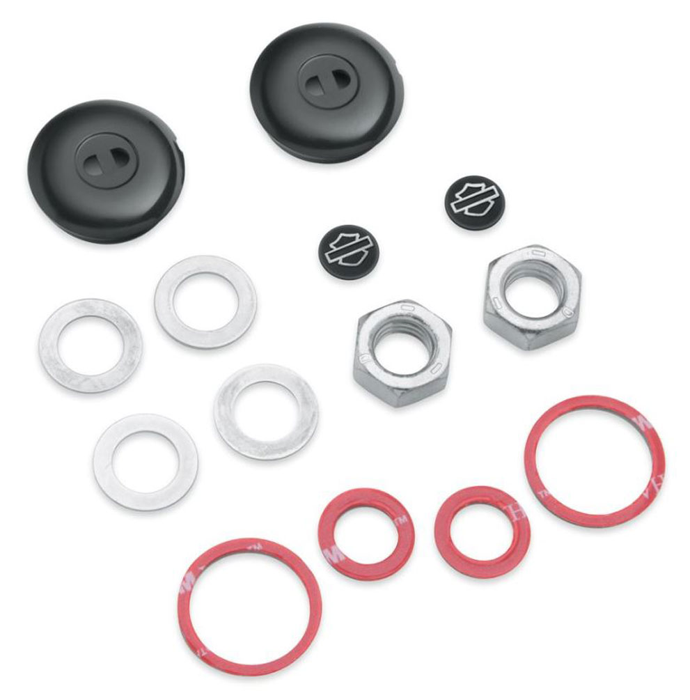 Harley-Davidson Shock Bold Cover Kit - Black, Multi-Fit Item 54000017 - Wisconsin Harley-Davidson
