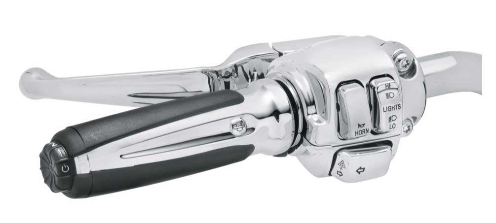 Harley-Davidson Free Shipping - Harley-Davidson Slipstream Heated Hand Grips - Chrome & Black Finish 56100258 - Free Shipping on many products plus Orders Over $99