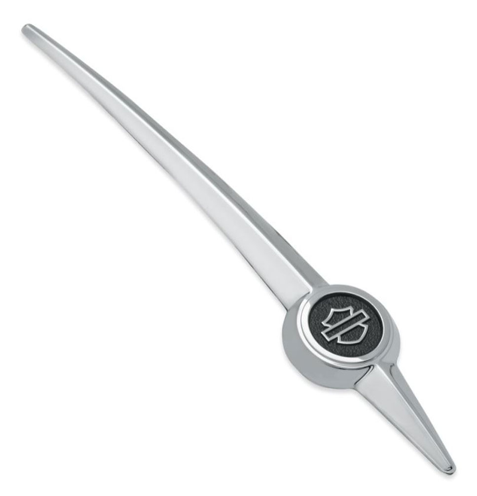 Harley-Davidson Bar & Shield Front Fender Spear - Small, Chrome Finish 91194-04 - Wisconsin Harley-Davidson