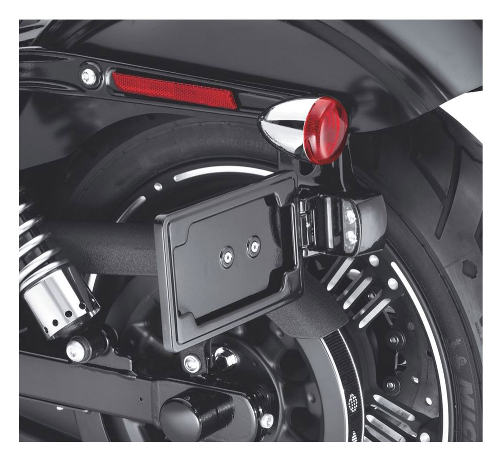 Harley-Davidson Free Shipping - Harley-Davidson Side-Mount License Plate Kit - Black, Fits Dyna Models 60978-10 - Free Shipping on many products plus Orders Over $99